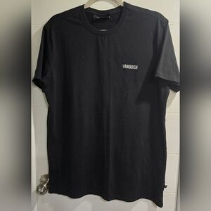 Vanquish Fitness T-Shirt Black Size L Men’s Short Sleeve Gym Workout Tee